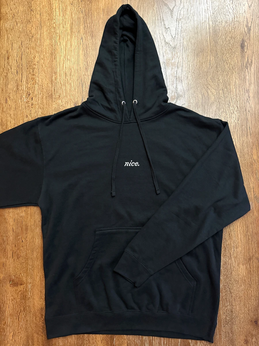 Nice. Athletics Embroidered Hoodie (Black/White) product image (2)
