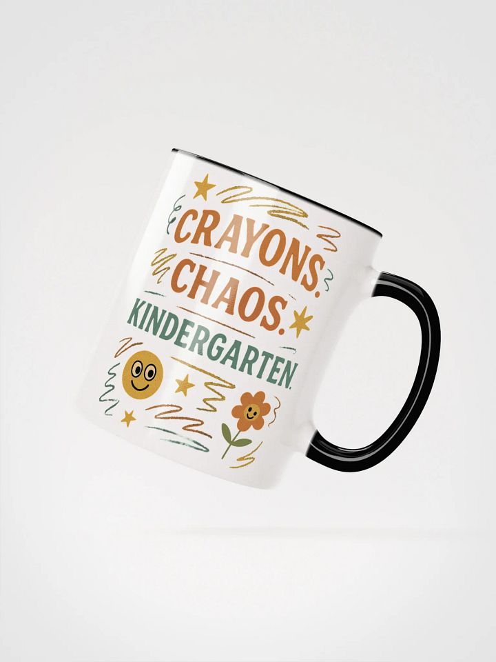 Crayons. Chaos. Kindergarten. Mug – Funny Teacher Coffee Cup product image (19)
