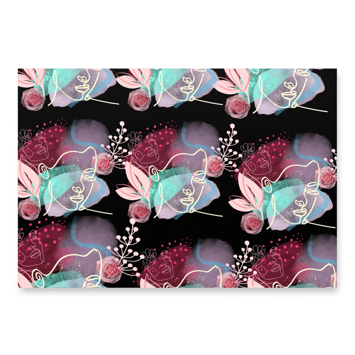 Ethereal Garden Wrapping Paper Set gifts for chic ladies product image (1)