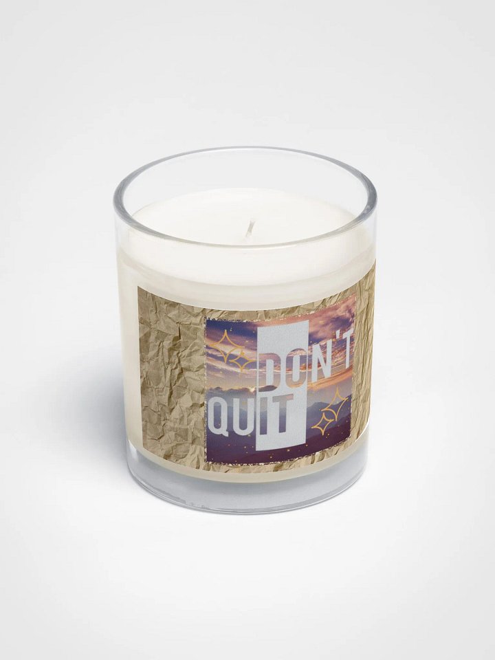🕯️ "Do It, Don't Quit" Candle – Positive Vibes with NCD ✨ product image (2)