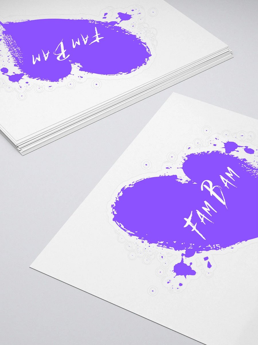 FB Purple Heart Sticker product image (4)
