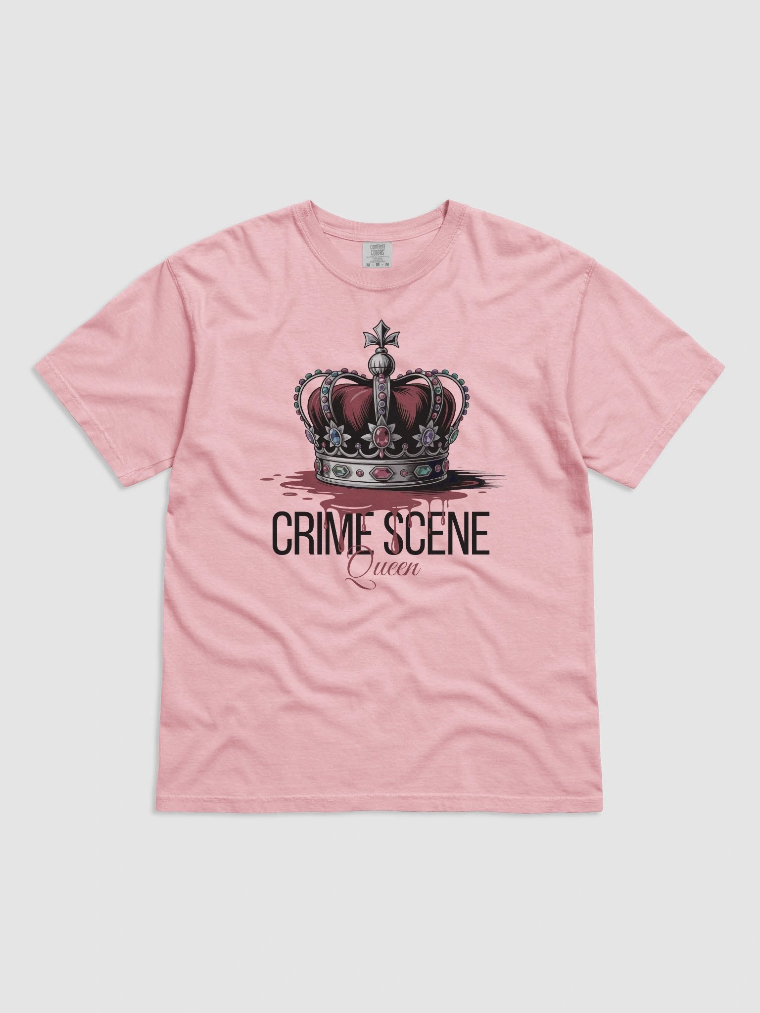Crime Scene Queen T-Shirt - Feminine True Crime Shirt for Women product image (35)