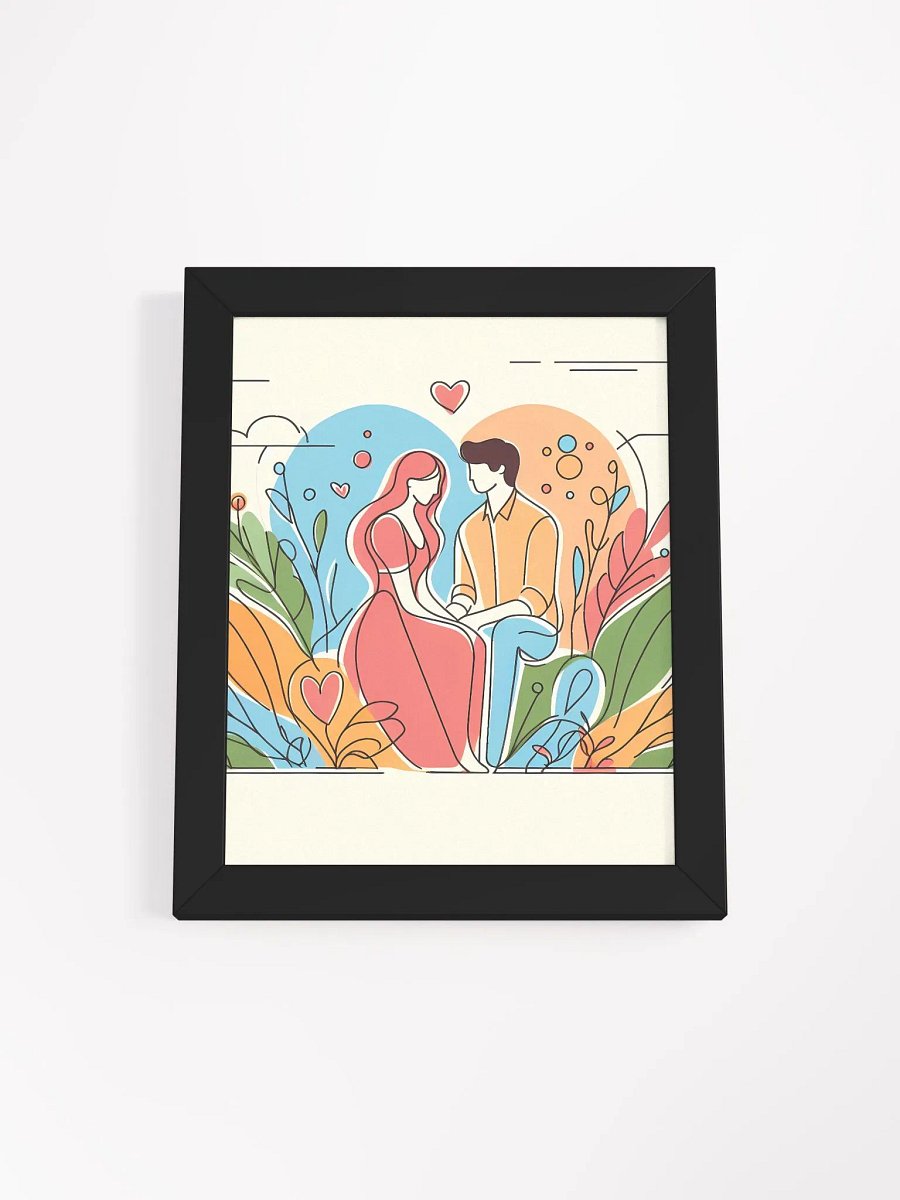 Love Art Frame | Couple Painting | Couple Frame | Painting #A12 product image (1)