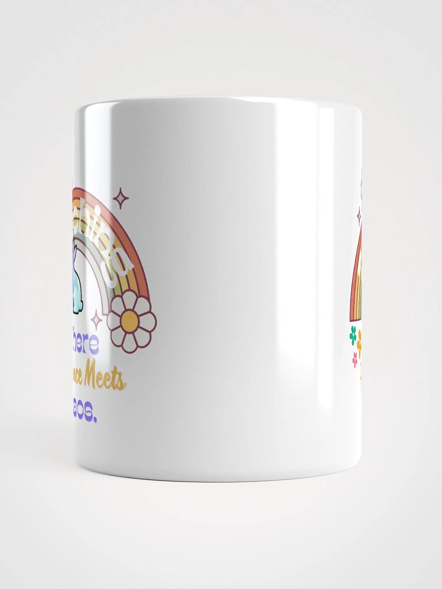 Bunny Teaching Where Patience Meets Chaos, Teachers White Ceramic Mug product image (5)