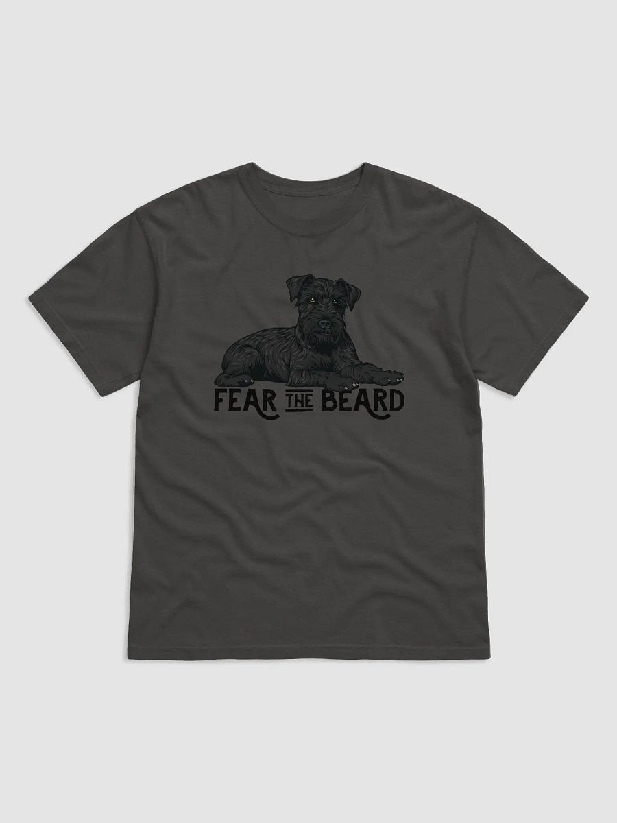 Fear the Beard T-Shirt of a Schnauzer (Black) | Funny T-Shirt for Bearded Dog Paw-rents product image (23)