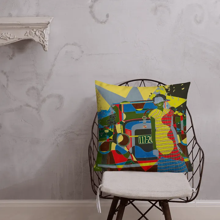 Peggy's Buick Pillow (2-sided) product image (2)