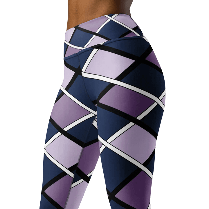 Trendy Yoga Pants With Geometric Pattern product image (1)