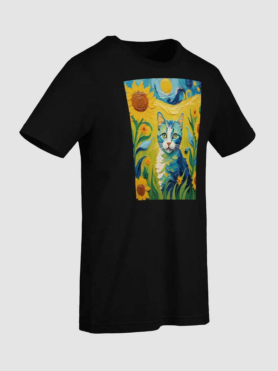 Van Gogh Cat T-Shirt product image (27)
