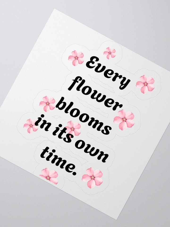 Every Flower Blooms Kiss Cut Stickers product image (4)