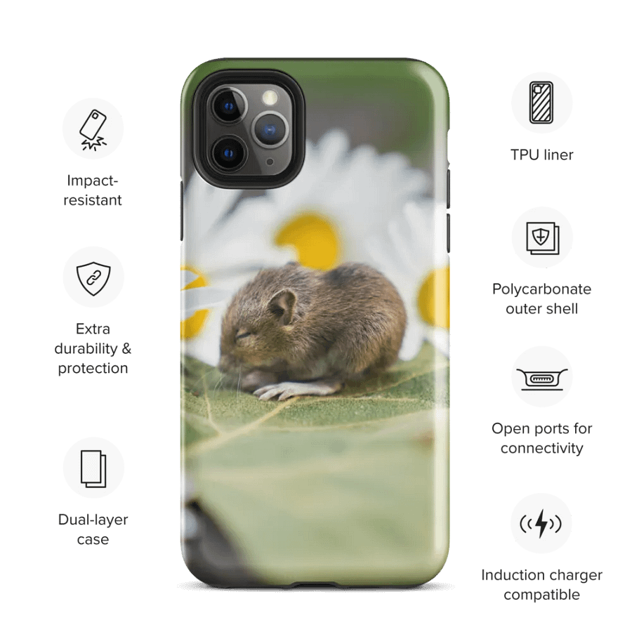 Mouse with Flower Phone Case - Perfect for Animal Lovers, Ultimate Phone Protection! product image (35)