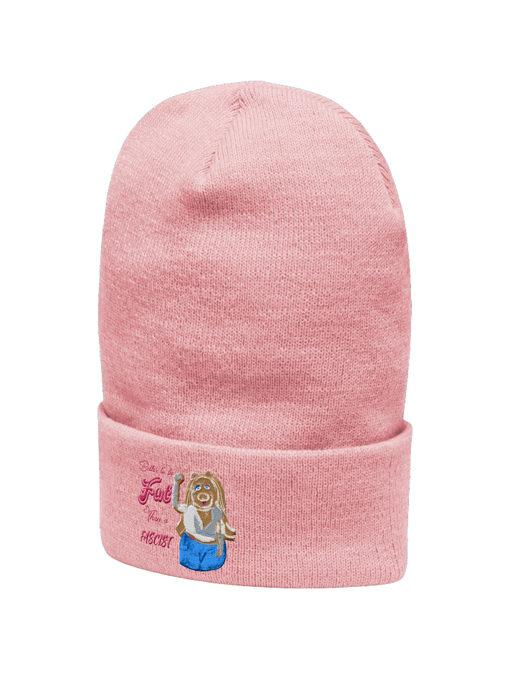 Better Fat than Fascist Piggy Beanie product image (2)