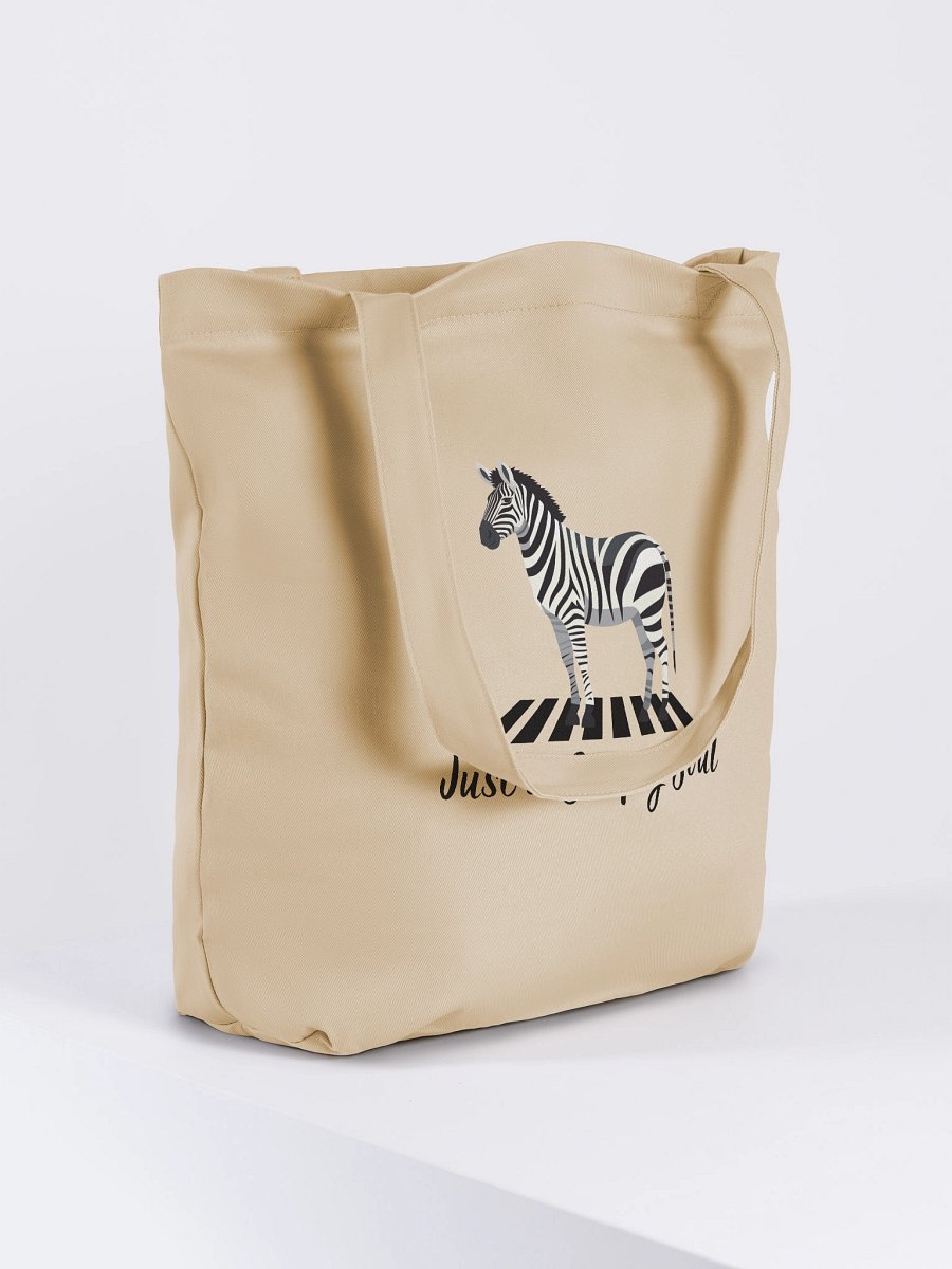 Monochrome Zebra Eco Tote product image (4)