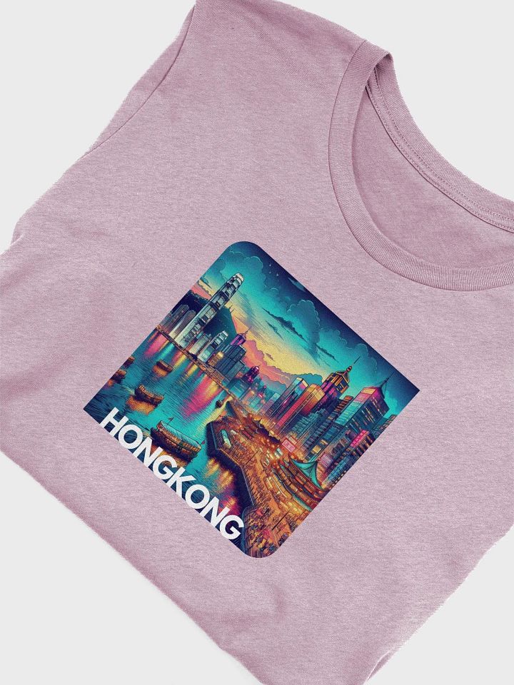 Bella+Canvas Supersoft T-Shirt | AI Design Hongkong city china product image (1)