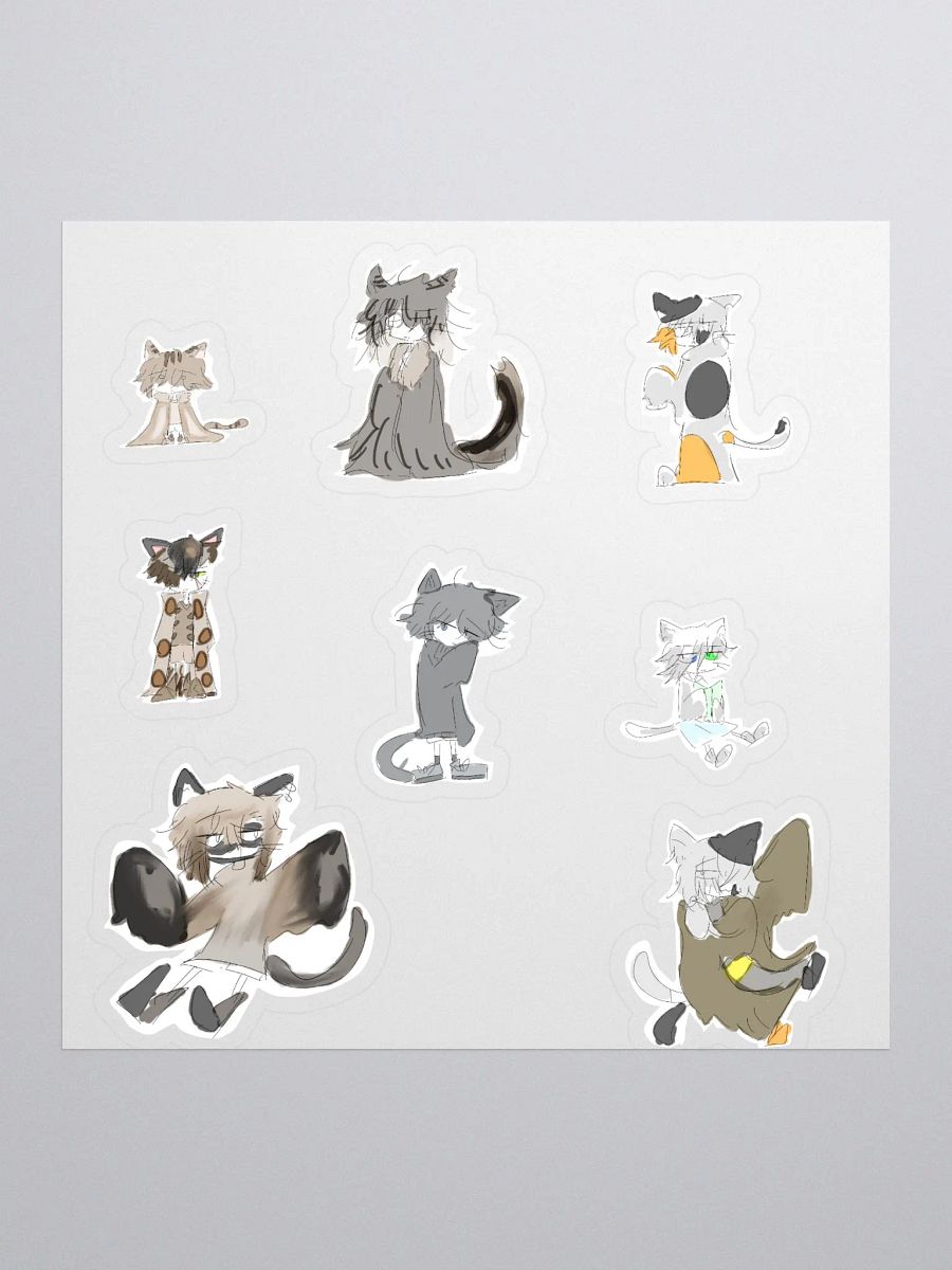 365!! daily character dictionary cat stickers product image (1)