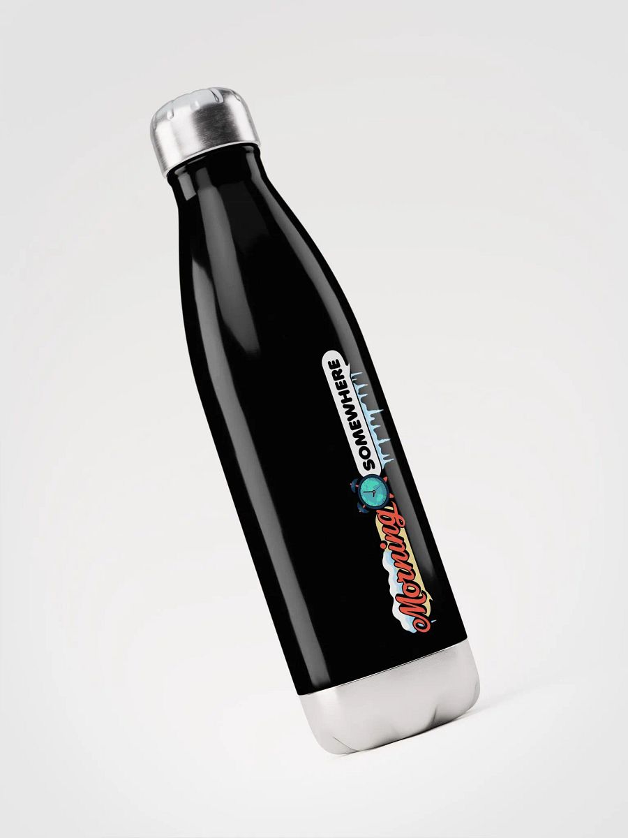 Morning Somewhere FROSTY SIDE WAYS Stainless Steel Water Bottle product image (2)