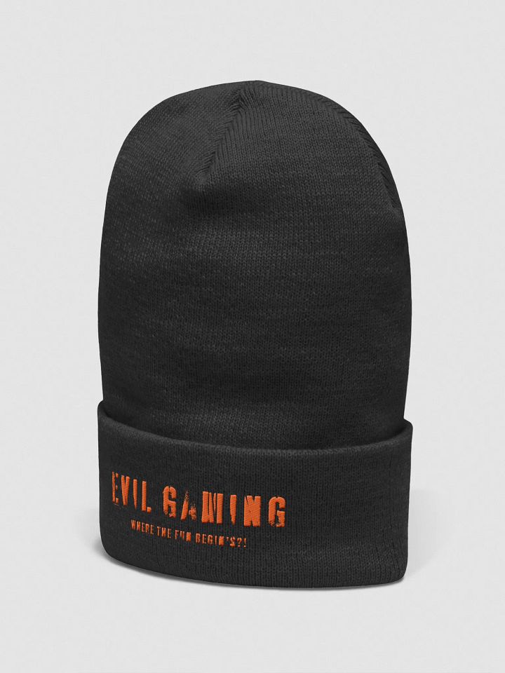 EVIL GAMING Cuffed Beanie: Where the Fun Begins! product image (2)