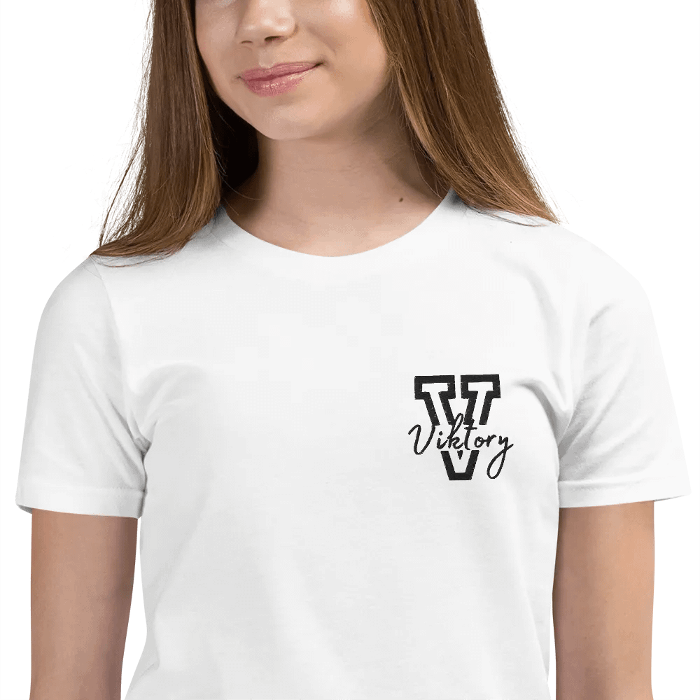 Kids Shirt White (black logo) product image (12)