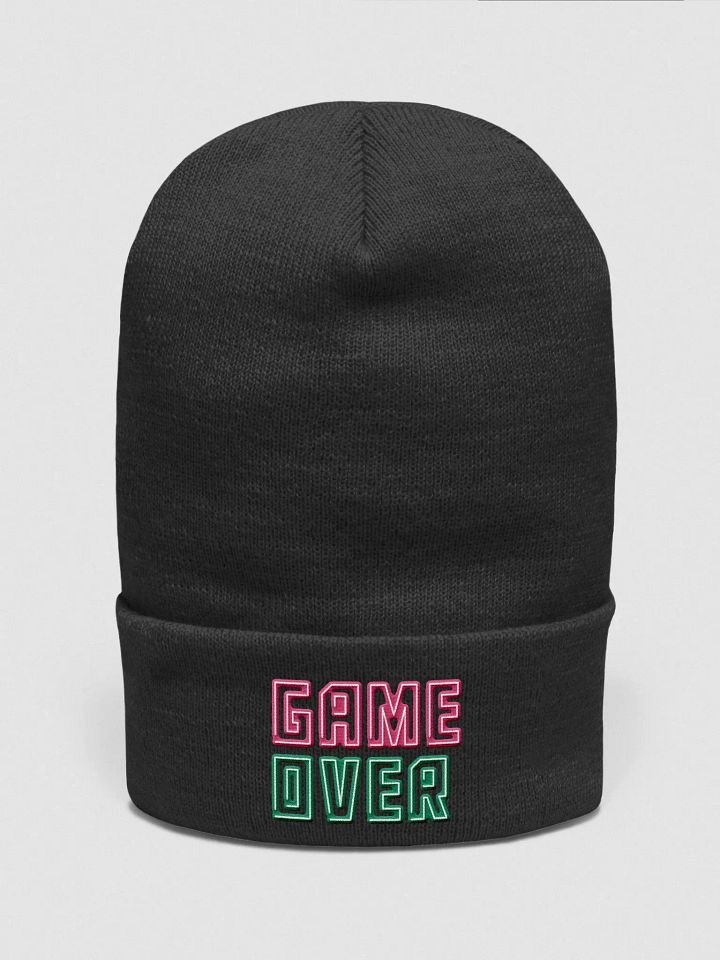 Game Over Winter Vibes Beanie product image (1)