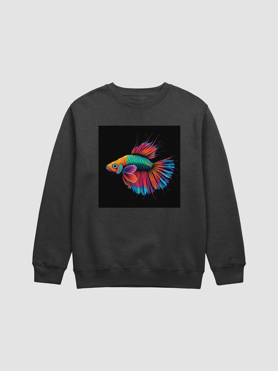 Vibrant Fish Graphic Crewneck Sweatshirt product image (1)