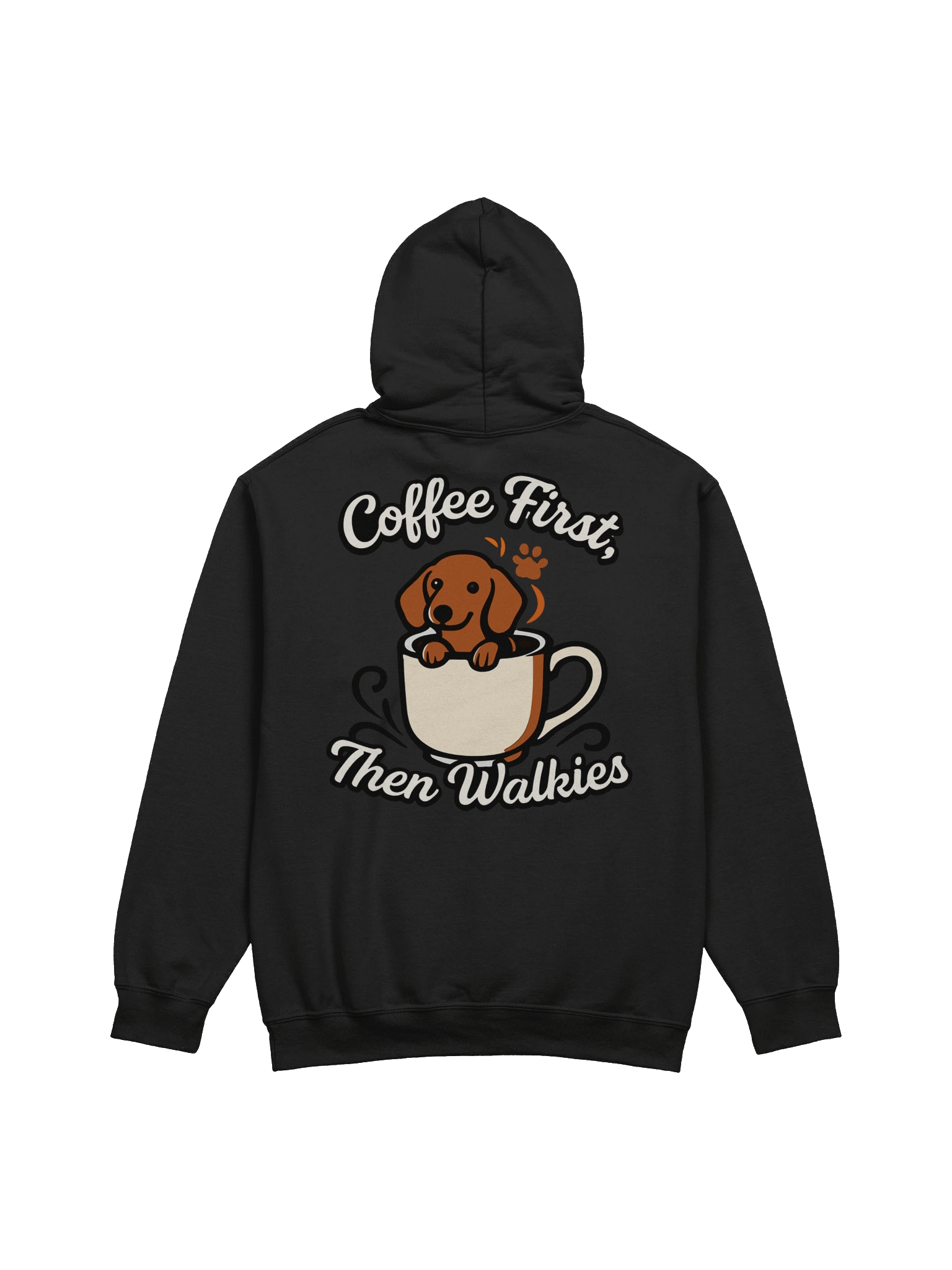 Coffee First, Then Walkies Dachshund Hoodie product image (2)