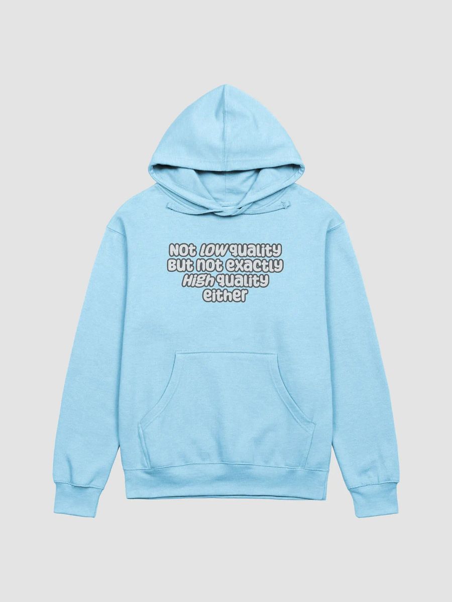 Not Low Quality Mid-Weight Unisex Hoodie - pastel colours product image (4)