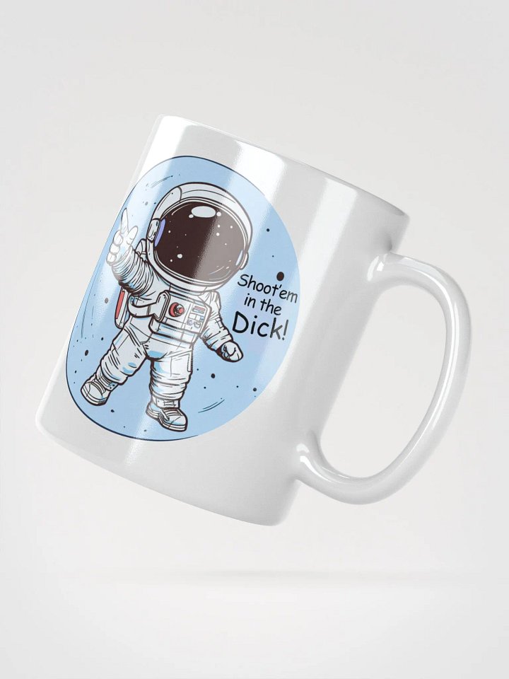 Shoot'em all white coffee mug with logo product image (5)