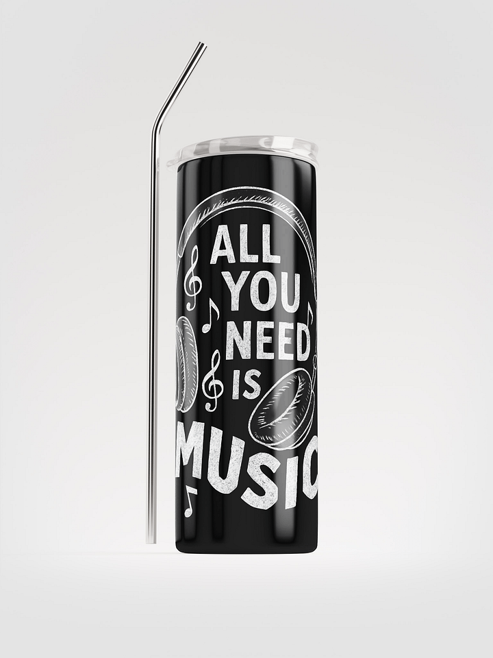 Melodic Vibes Stainless Steel Tumbler product image (1)