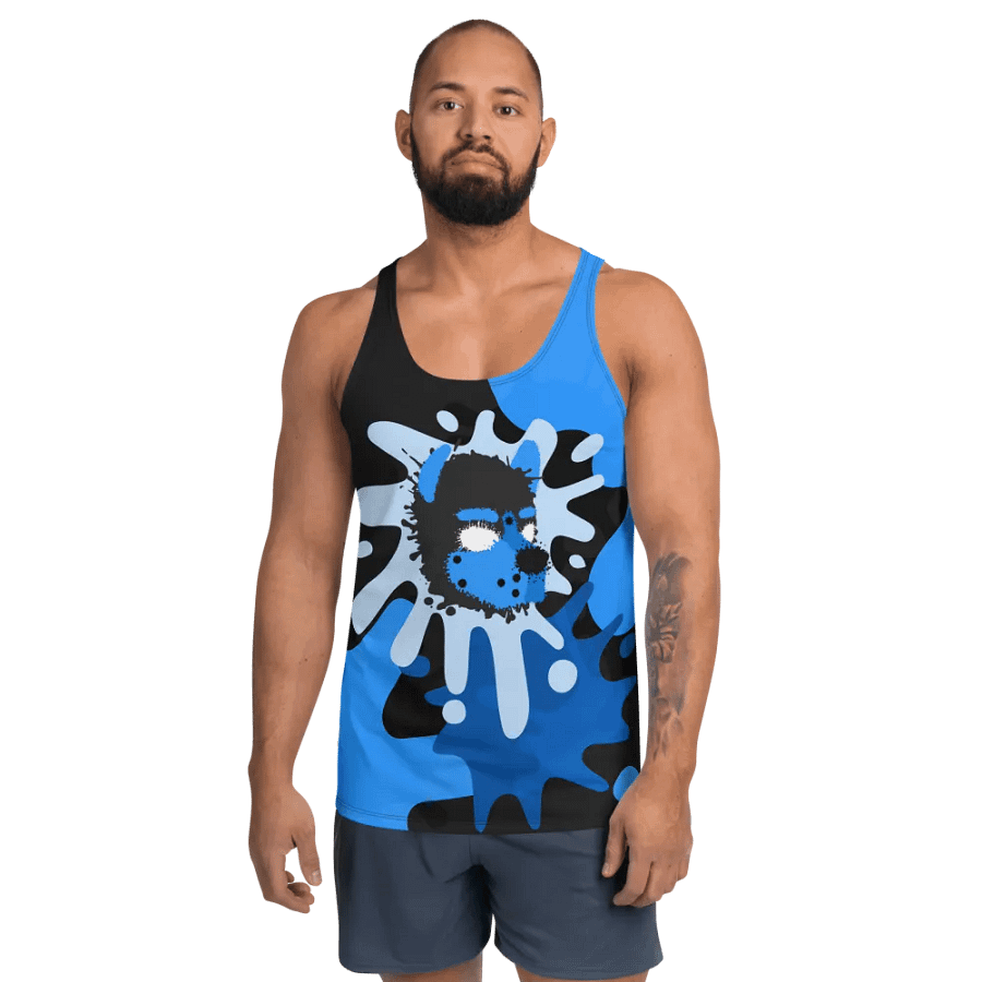 Dark Chaos Splatter Tank - Blue product image (3)