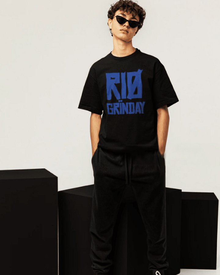 RIO GRINDAY BLUE ESSENTIAL LOGO TEE product image (2)