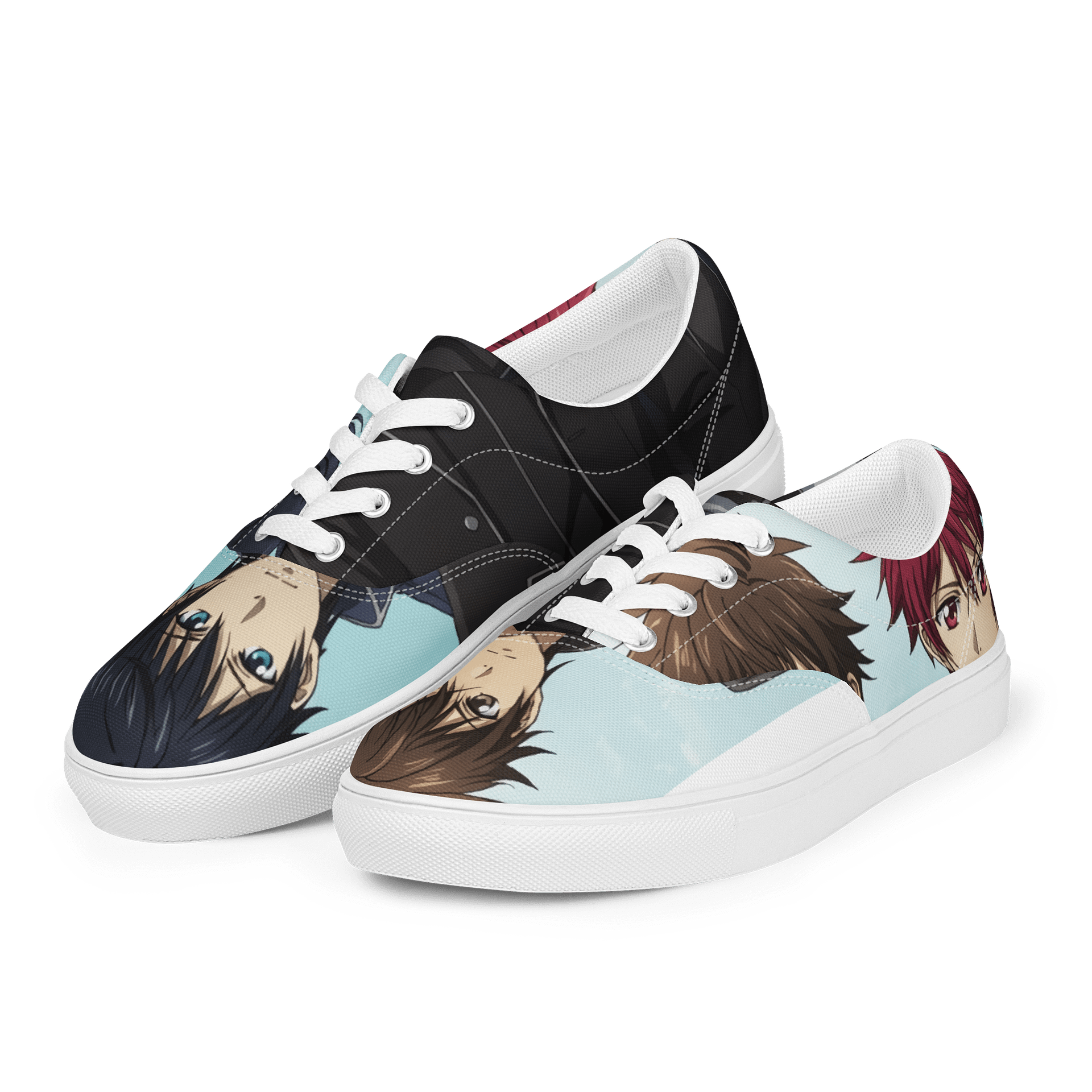 Serious Style: Animated Men's Lace-Up Canvas Shoes product image (3)