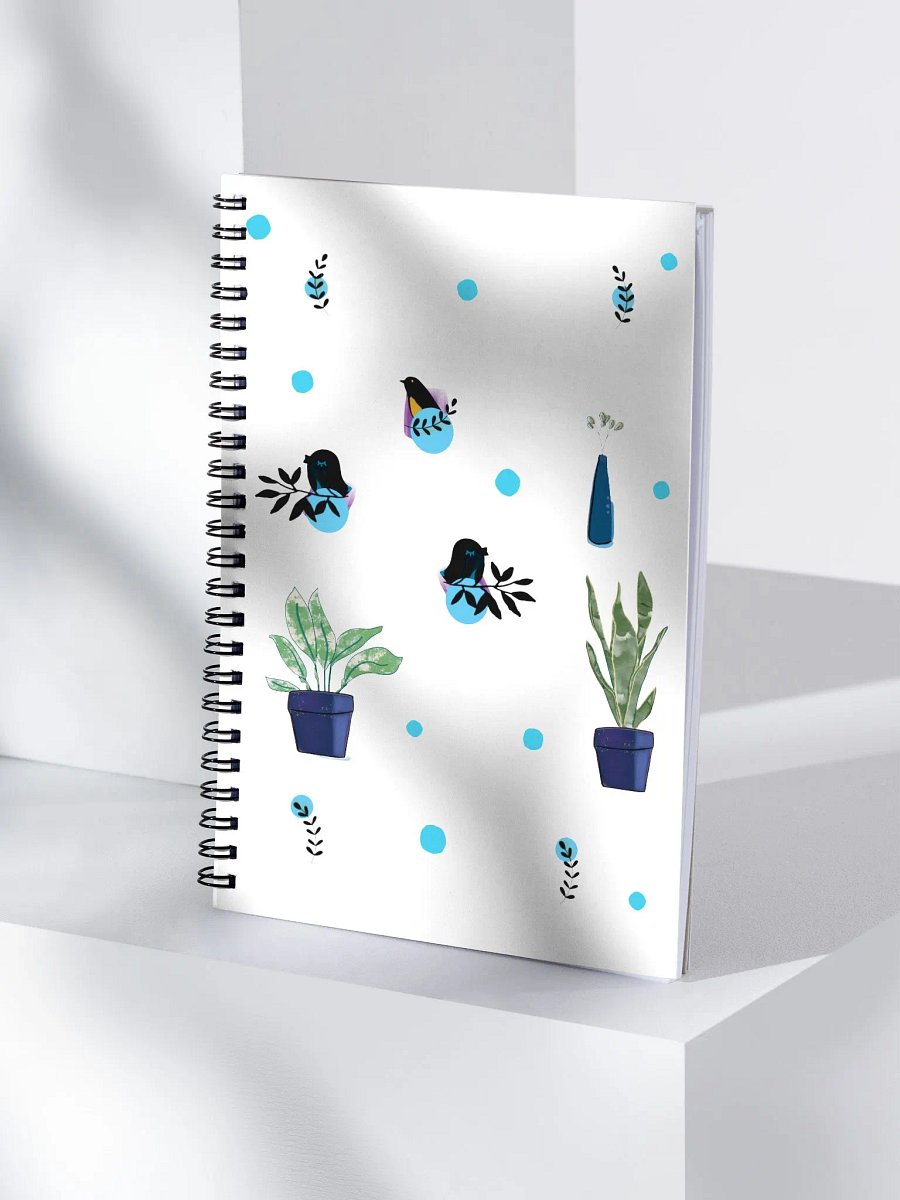 Botanical Zen Spiral Notebook product image (1)