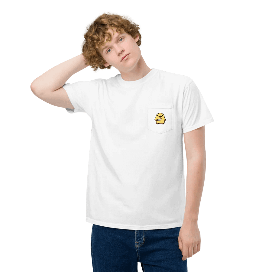 Stabby Duck Pocket Tee product image (4)