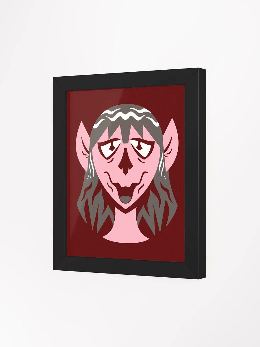 Pink Orc Girl Framed High-Quality Matte Poster product image (77)