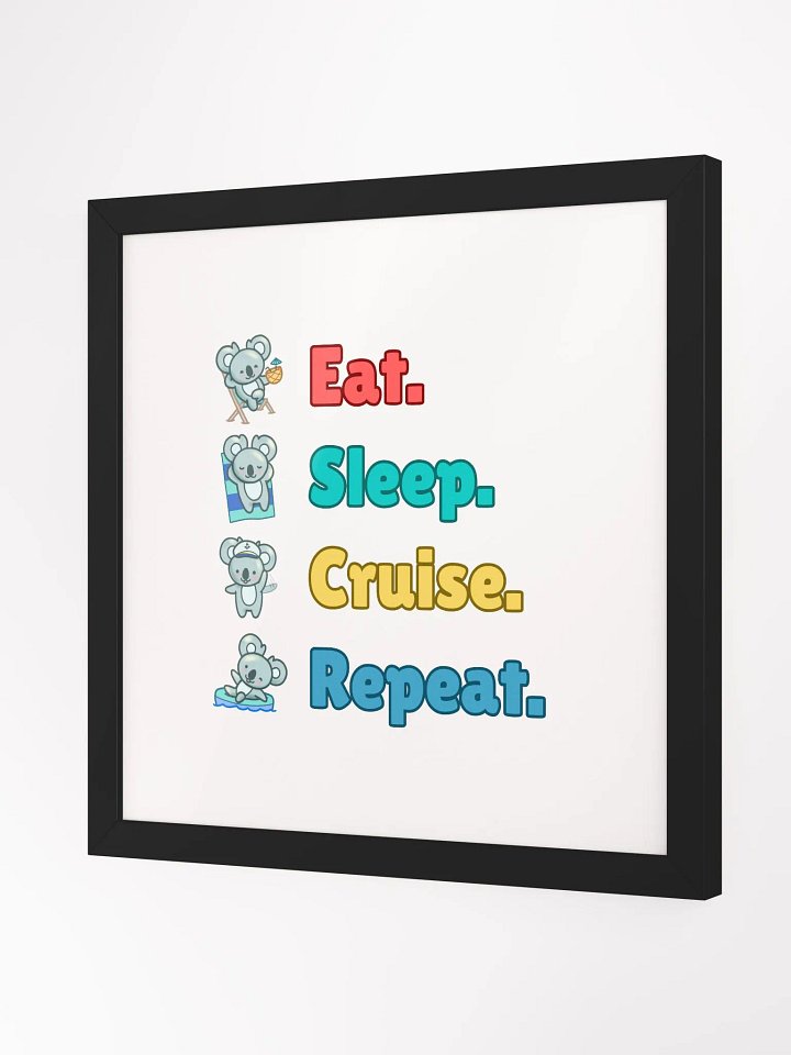 Eat Sleep Cruise Repeat! Koala Portrait product image (2)