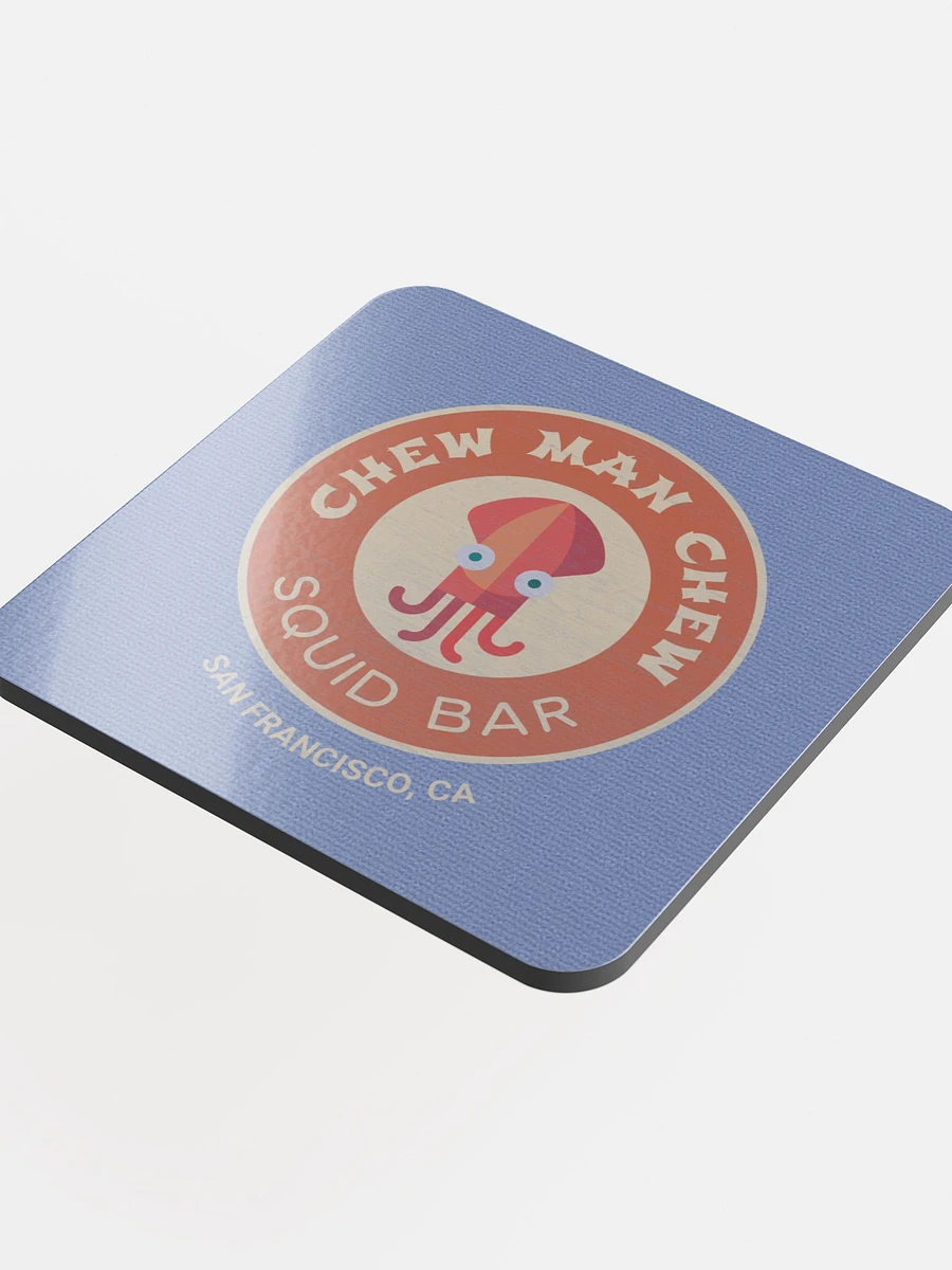 Chew Man Chew Squid Bar Beverage Coaster product image (4)