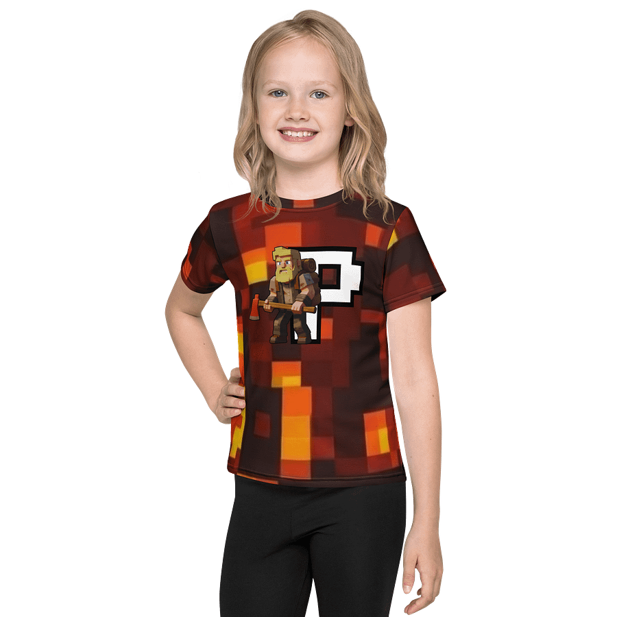 Patient PixelZ Kids T-Shirt (Pixel Embers) product image (1)