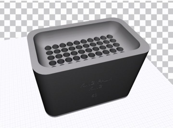 50 Slot King Palm Loader - Mini, Slim, King - 3D Printable Files / STL Format product image (1)
