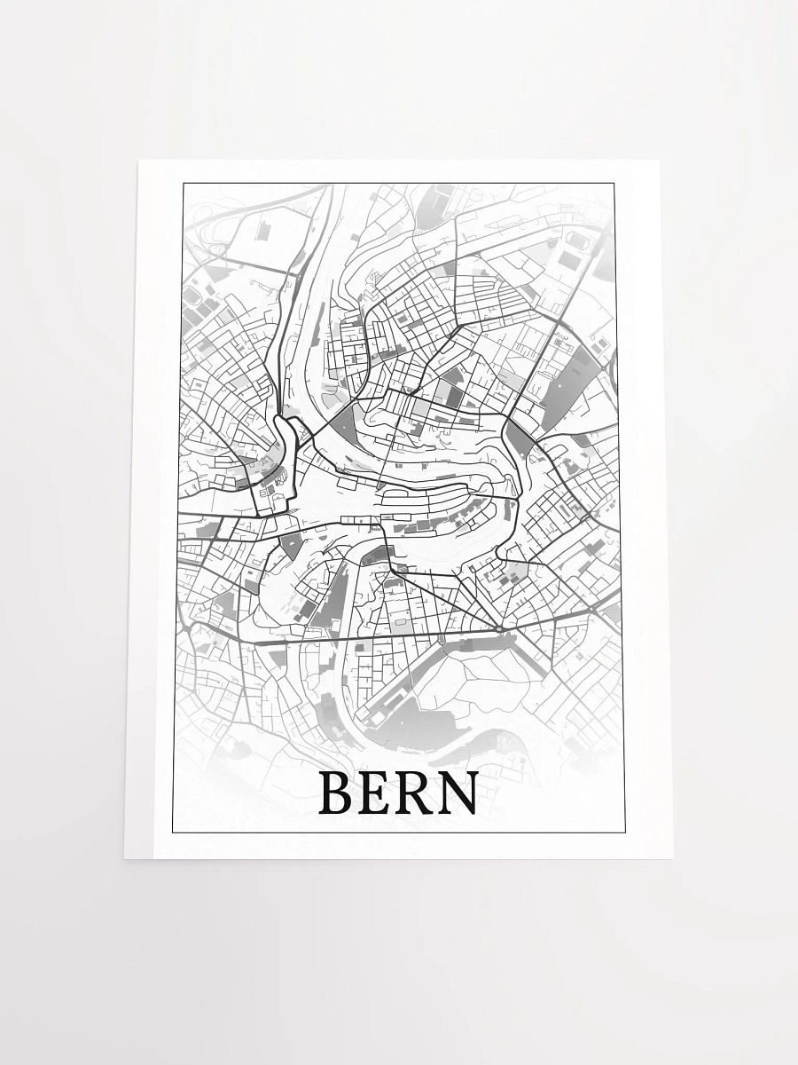Bern, Switzerland, city map print product image (18)