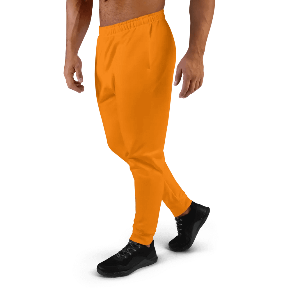 Plain Color Orange Joggers product image (3)