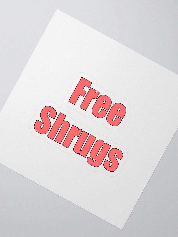 Free shrugs sticker product image (2)