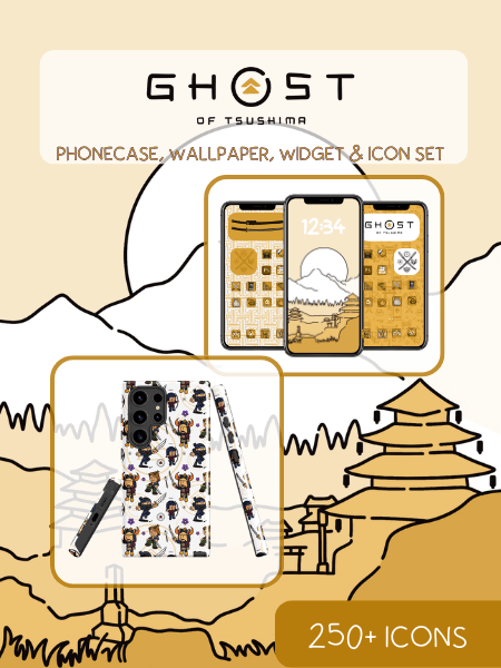 Ghost of Tsushima White Samsung Toughcase & Theme Bundle product image (1)