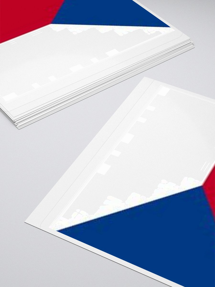 Czech Republic Flag Sticker | Red White Blue Design | Durable Vinyl | 3 Sizes product image (11)