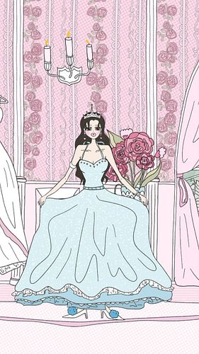Princess transformation ✨👑 #illustration #youtubeintro #digitalart #shoediva #procreate