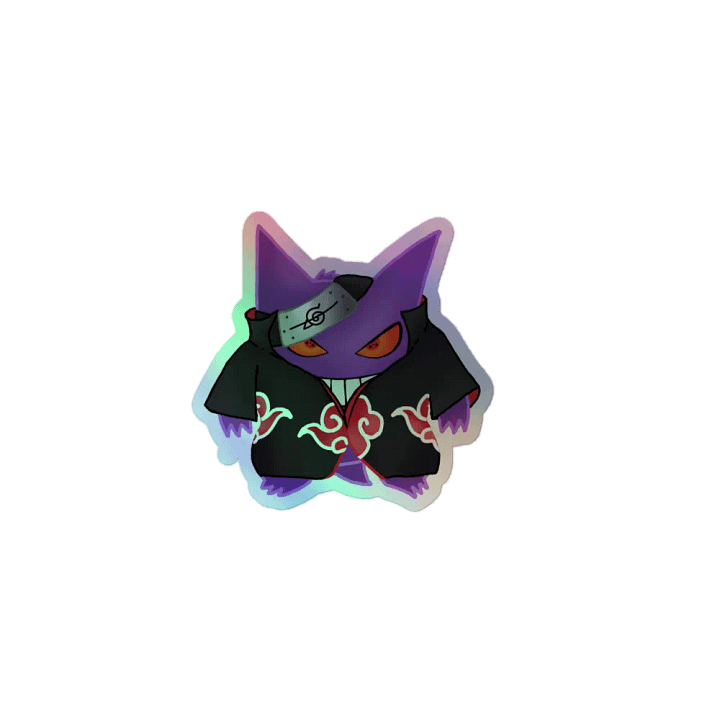 Gengar X Itachi Holographic Sticker product image (1)