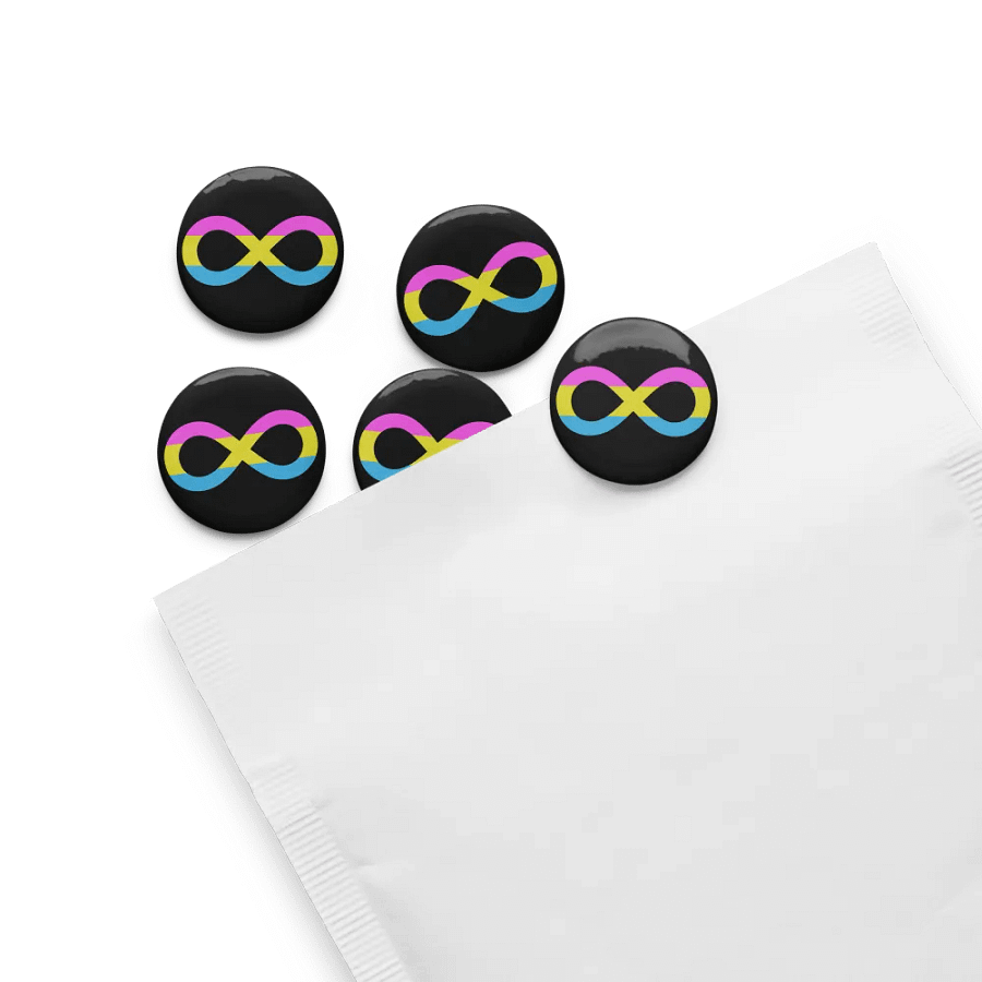 Pan Autistic Infinity Pin Set product image (4)