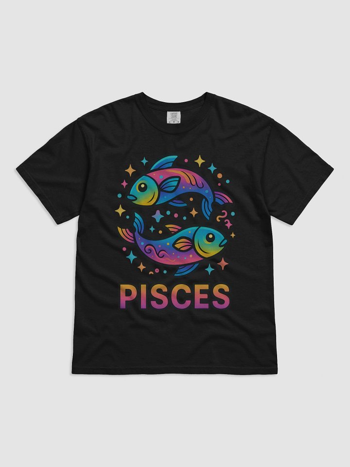 Pisces Zodiac Sign T-Shirt – Dreamy & Compassionate Star Sign Design product image (1)
