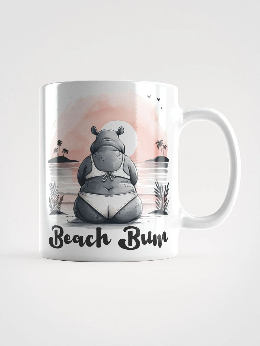 Bikini-Wearing Beach Bum Hippo Mug product image (3)