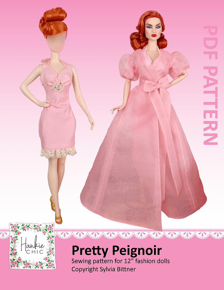 Pretty Peignoir sewing pattern for 12