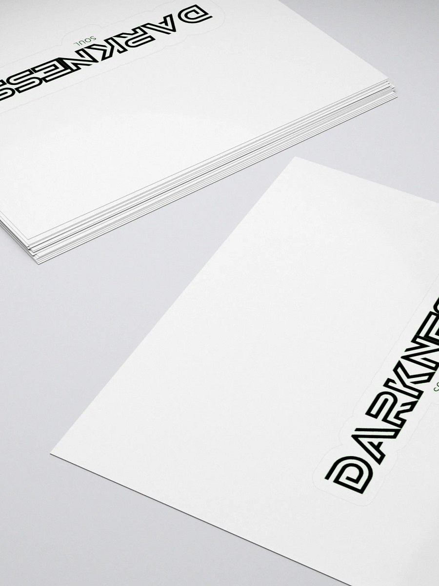 Darkness logo sticker product image (4)