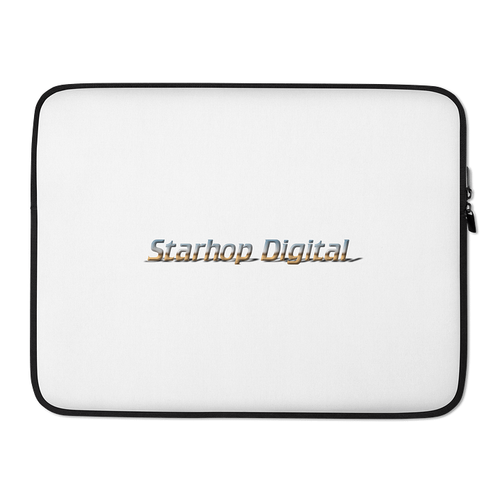 Starhop Digital White Laptop Sleeve product image (2)